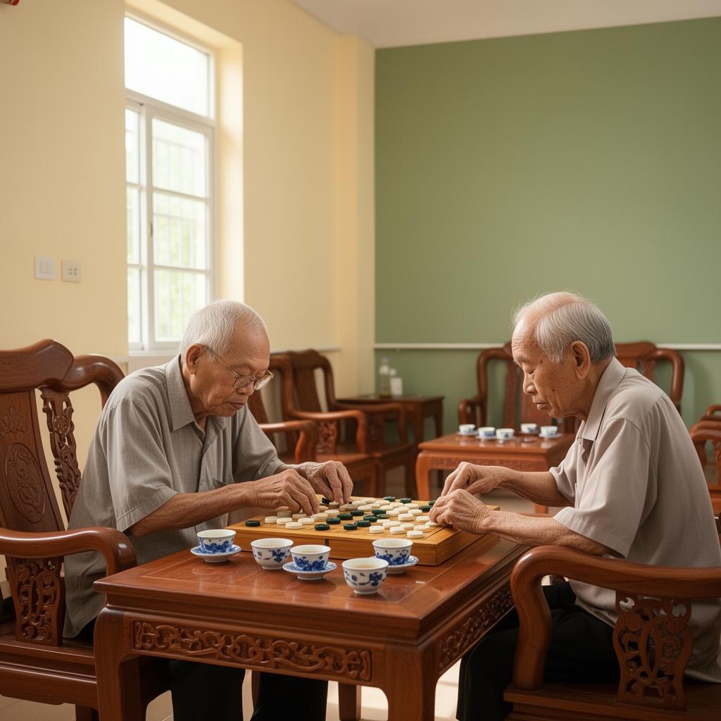 Cờ tướng & trà chiều